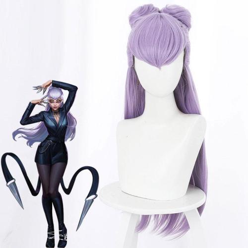 League Of Legends Lol  Kda K/Da Evelynn Purple Cosplay Wig