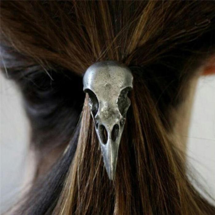 Crow Skull Hair Band