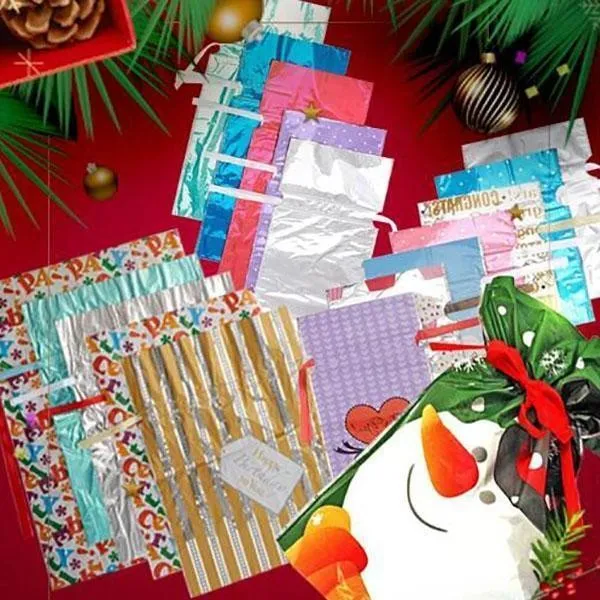 Drawstring Christmas Gift Bags(15 Sets)