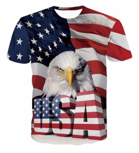 Summer Usa Eagle 3D T-Shirt