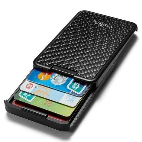 Rfid Blocking Sliding Wallet Card Holder