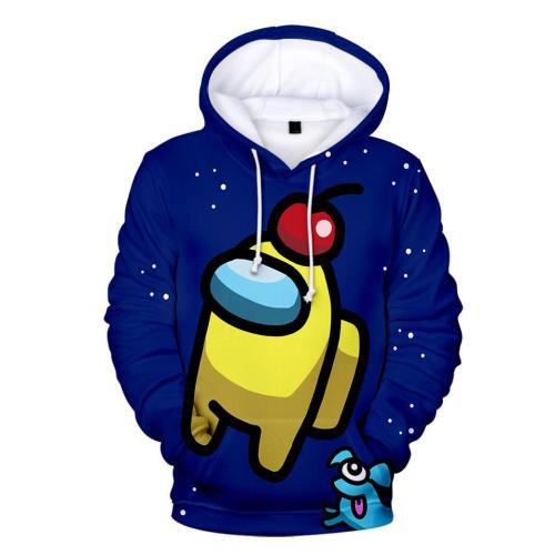Adult Style-10 Impostor Crewmate Among Us Cartoon Game Unisex 3D Printed Hoodie Pullover Sweatshirt