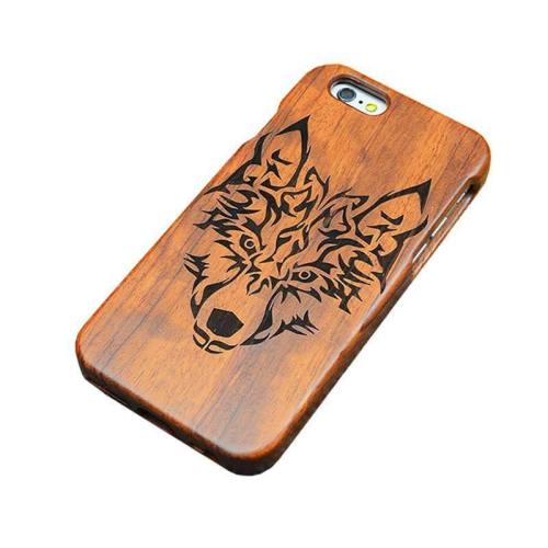 Wooden Wolf Phone Case