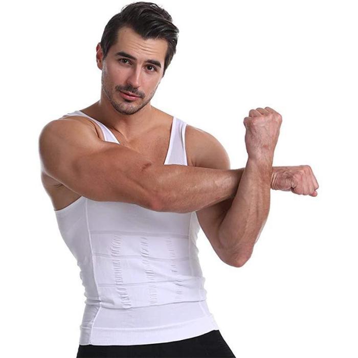Men'S Body Slimming Under-Shirt