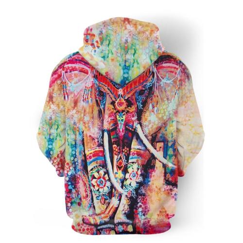 Hindu Elephant 3D Hoodie