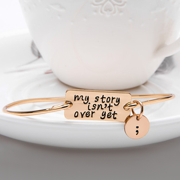 Semicolon Bangle