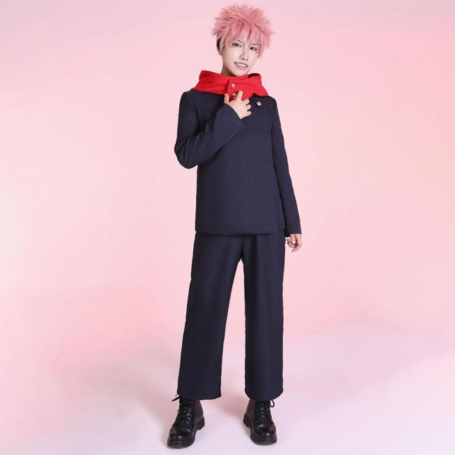 Jujutsu Kaisen Sorcery Fight Yuji Itadori Halloween Cosplay Costume