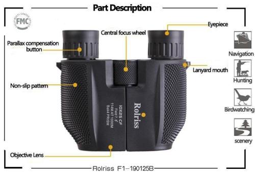 High Powered Waterproof Binoculars