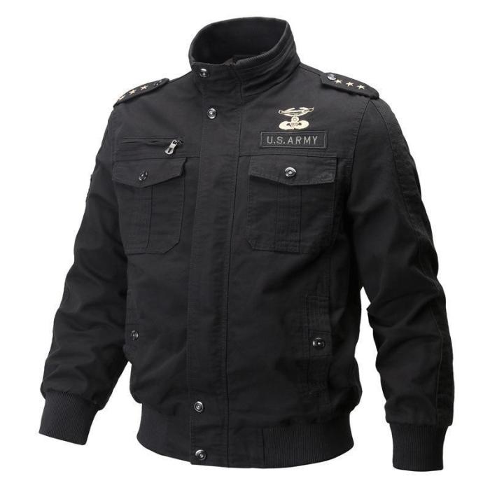 Men'S Tooling Air Force Embroidery Jacket
