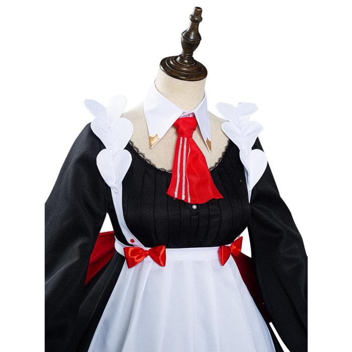 Anime Genshin Impact X Kfc Noelle Maid Dress Halloween Carnival Suit Cosplay Costume