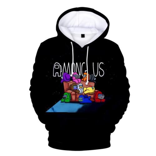 Adult Style-23 Impostor Crewmate Among Us Cartoon Game Unisex 3D Printed Hoodie Pullover Sweatshirt