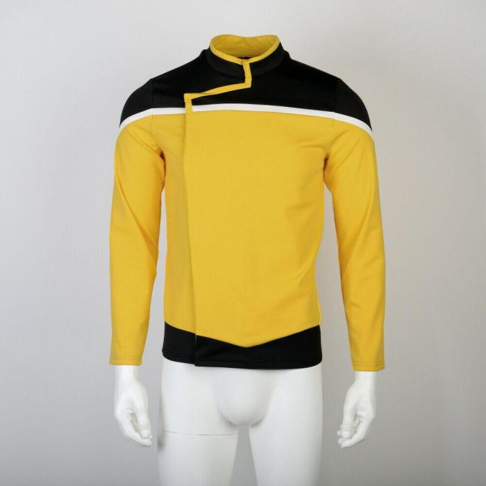 Star Trek Lower Decks Captain Freeman Red Uniform Ensign Rutherford Yellow Blue Top Shirts