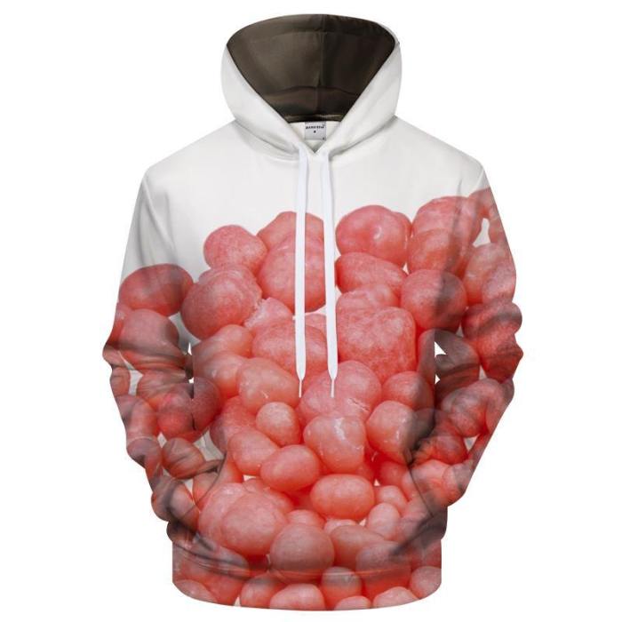 Red Candy 3D Sweatshirt Hoodie Pullover