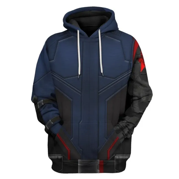 Winter Soldier Anime Unisex 3D Printed Hoodie Pullover Sweatshirt