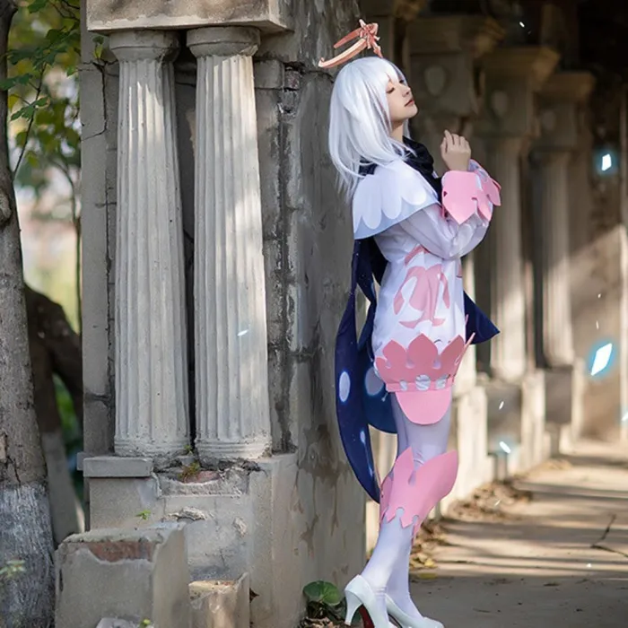 Genshin Impact Paimon Halloween Cosplay Costume