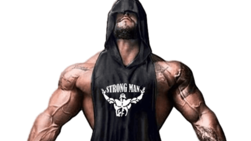 Brand Gym Clothing Fitness Men Cotton Tanktop With Hooded