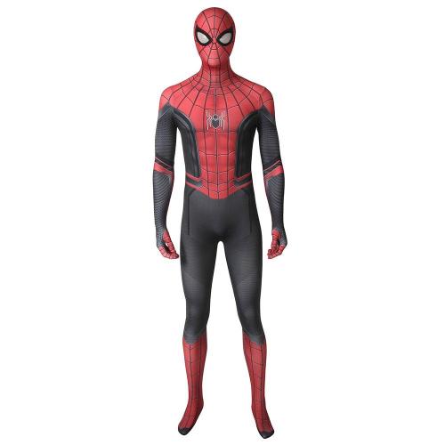 Spider-Man Peter Parker Upgraded Suit Spider-Man: Far From Home Jumpsuit Cosplay Costume -
