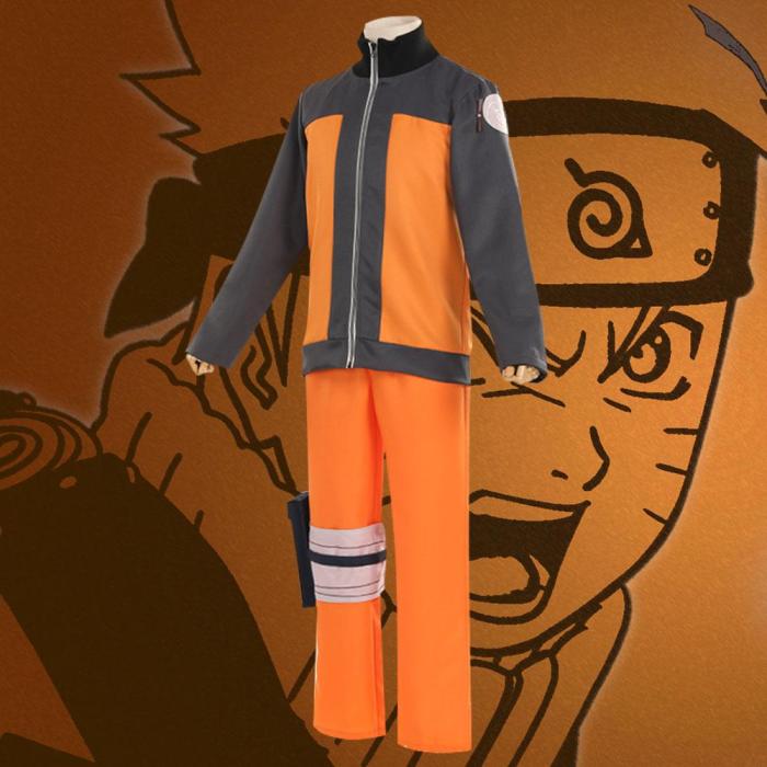 Uzumaki Naruto From Naruto Halloween Cosplay Costume - C Edition