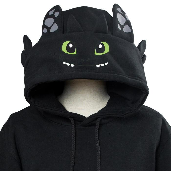 Unisex How To Train Your Dragon Toothless Cosplay Hoodie 3D Printed Sweatshirt Men Women Casual Pullover Streetwear