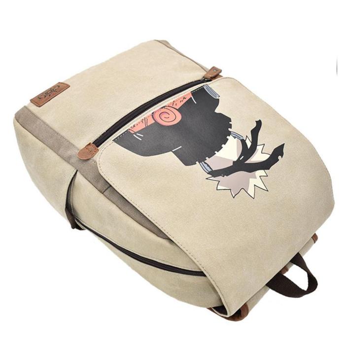 Japanese Anime School Backpack - Naruto Bookbag One Piece Shoulders Bag Dragon Balls Rucksack Daypack