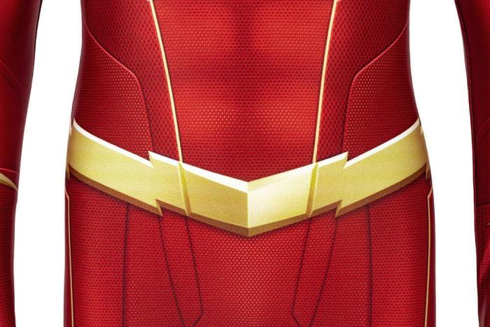 Kids The Flash Season 6 Barry Allen Jumpsuit Cosplay Costume Bodysuit