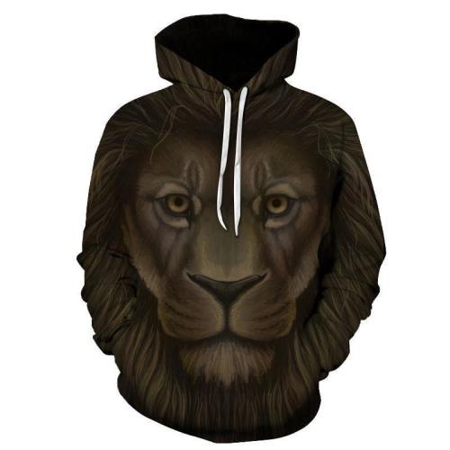 Lion 3D Sweatshirt, Hoodie, Pullover