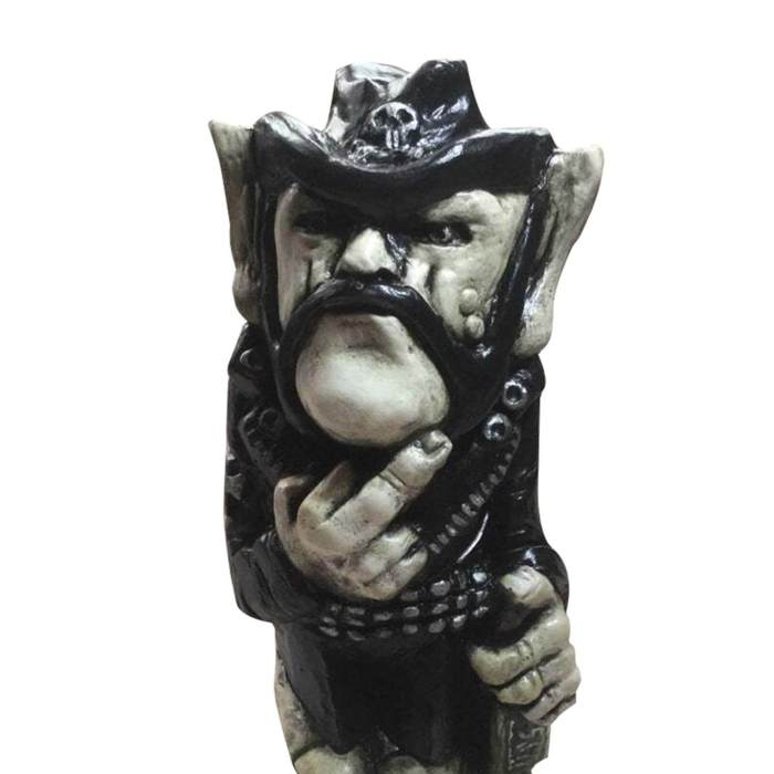 Lemmy Rock Icon Sculpture The Leprechaun Resin Statue Yard Decor