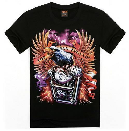 Biker Eagle 3D T-Shirt