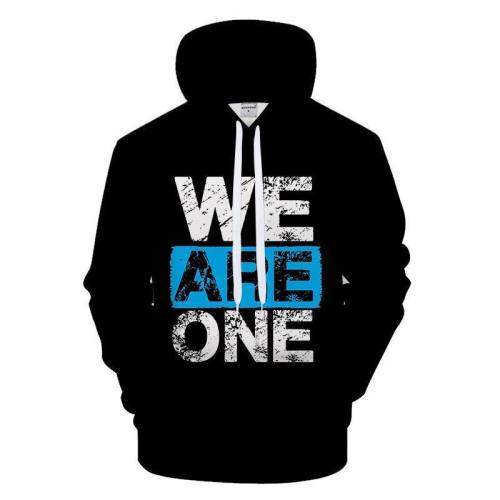 We Are One 3D - Sweatshirt, Hoodie, Pullover