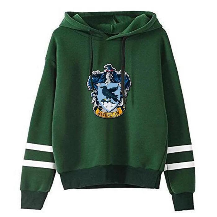 Harry Potter Ravenclaw School Of Witchcraft Badge Cosplay Hoodie Halloween Costume