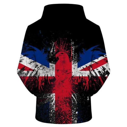 England Flag 3D - Sweatshirt, Hoodie, Pullover