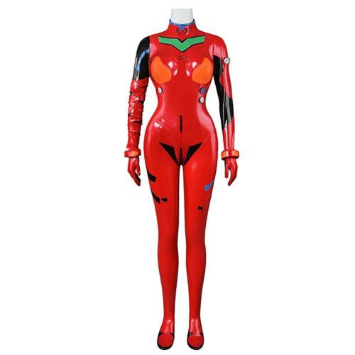 Neon Genesis Evangelion Eva Asuka Langley Soryu Women Jumpsuit Outfits Halloween Carnival Suit Cosplay Costume