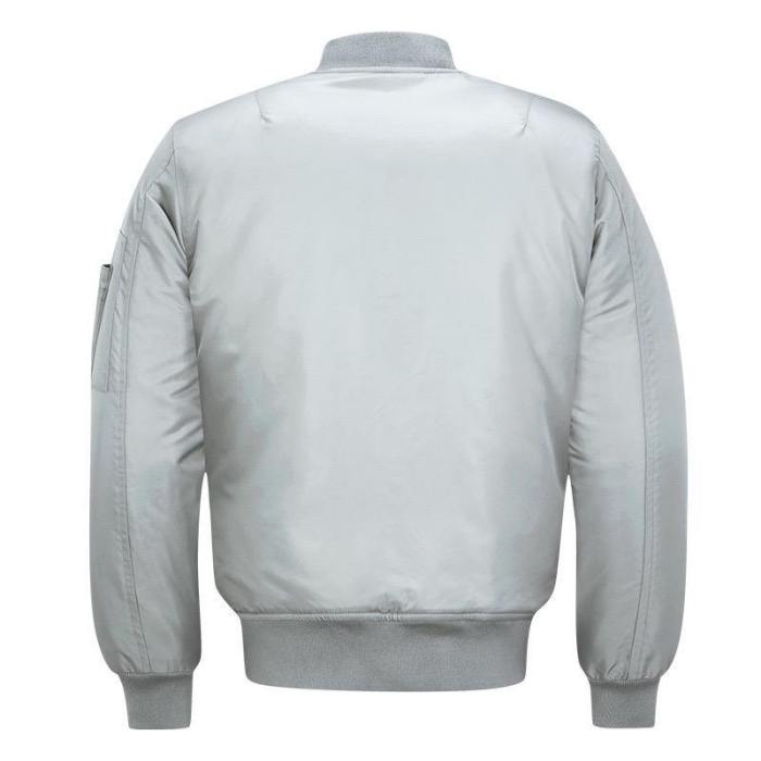 Men'S Bomber Jacket Zipper Sportswear Fashion