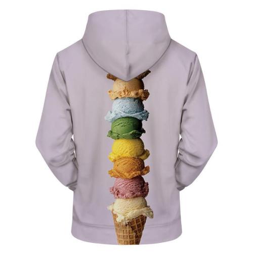 Tall Ice Cream Cone 3D - Sweatshirt, Hoodie, Pullover