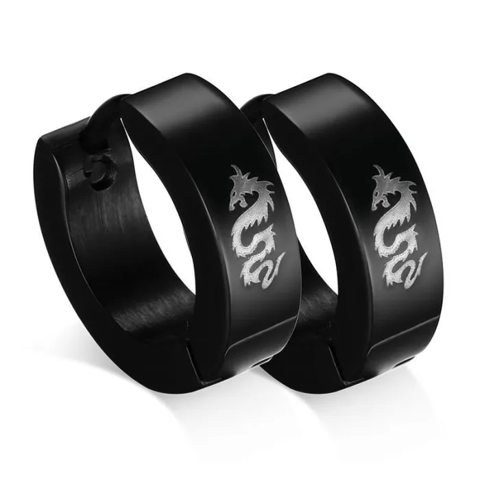 Dragon Legend Stainless  Steel Earrings