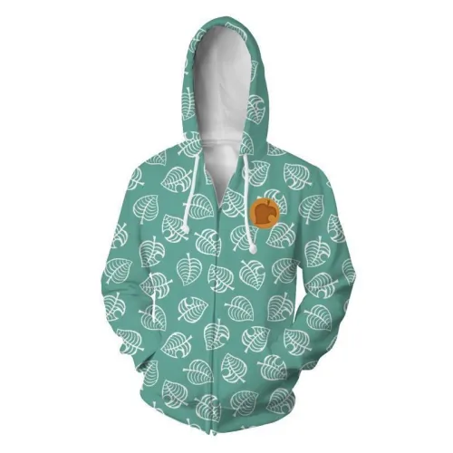 Animal Crossing  Horizons Game Bean Raccoon Timmy Tommy Cosplay Unisex 3D Printed Hoodie Sweatshirt Jacket With Zipper