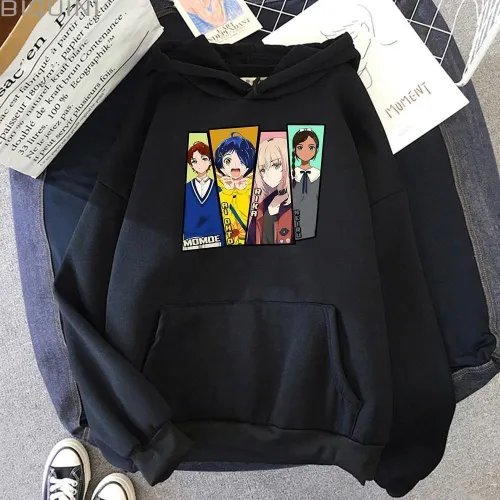 Harajuku Loose Wonder Egg Priority Printed Aesthetic Japanese Kpop Oversize Cute Sweatshirt Hoodie
