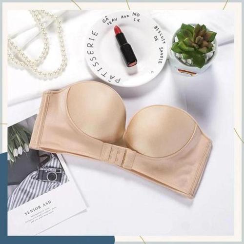 Strapless Front Buckle Lifting Bra