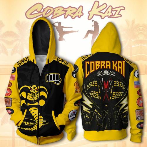 Cobra Kai Val Armorr Hoodies Cosplay Costume Karate Kid Jackets Cosplay 3D Printing Hoodies Sweatshirts Men Women T Shirt