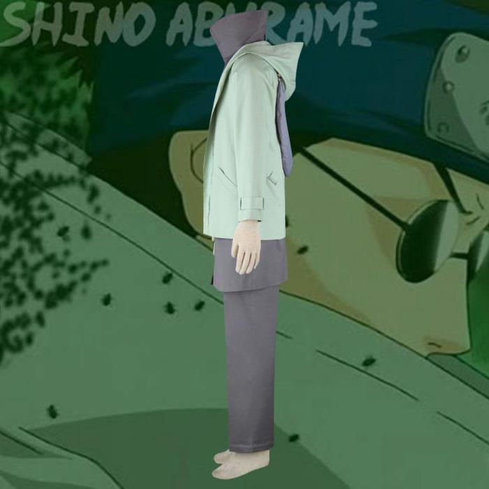 Shino Aburame From Naruto Halloween Cosplay Costume