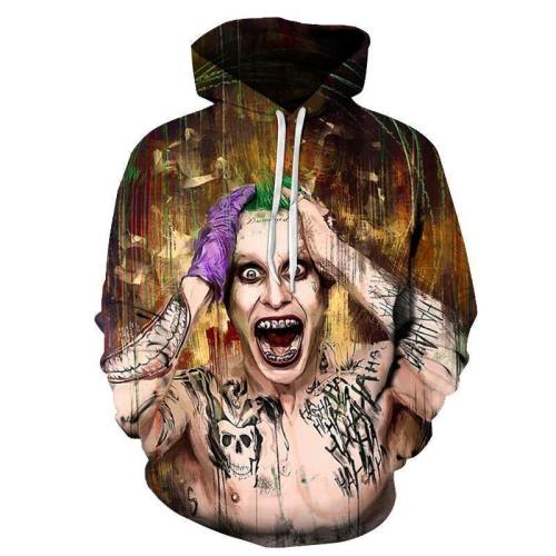 Joker In Suicide Squad 3D Sweatshirt, Hoodie, Pullover