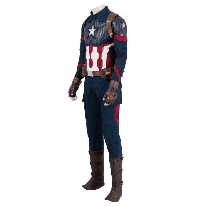 Avengers Endgame Captain America Steve Rogers Outfits Cosplay Costume