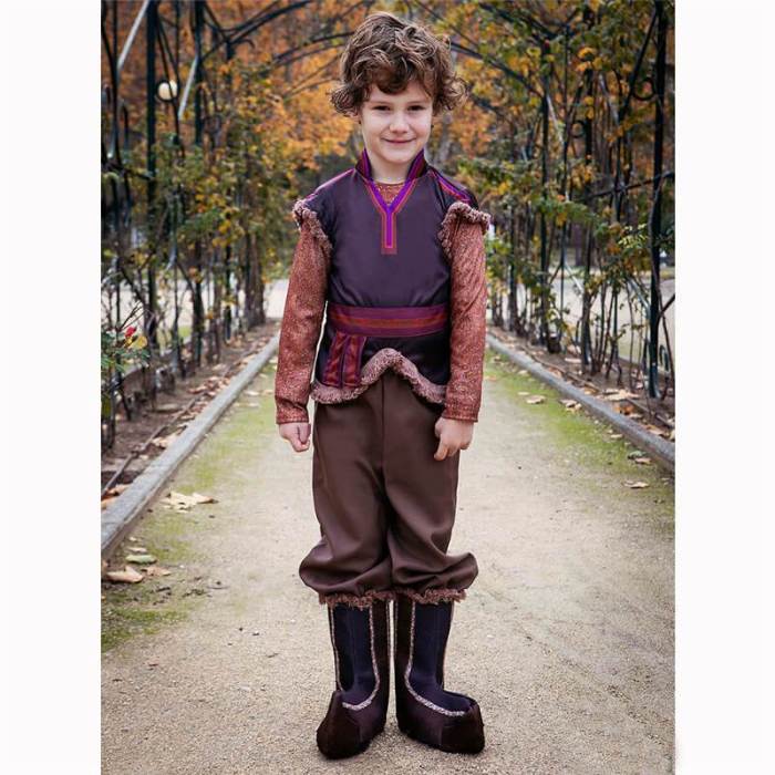 Frozen 2 Kids Kristoff Full Sets Outfit Halloween Cosplay Costume