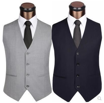 British Suit Vest Casual Professional Vest