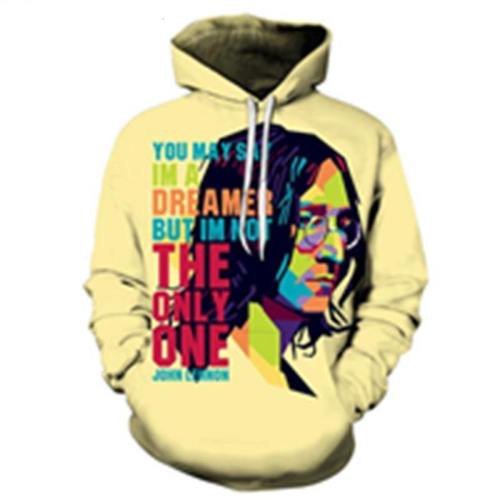 John Lennon 3D Sweatshirt, Hoodie, Pullover