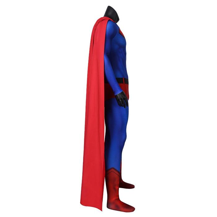 Superman Kal-El Crisis On Infinite Earths Jumpsuit Cosplay Costume -