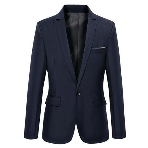 7 Colors Men Casual Fashion Slim Fit Suit Jacket Blazers Coat