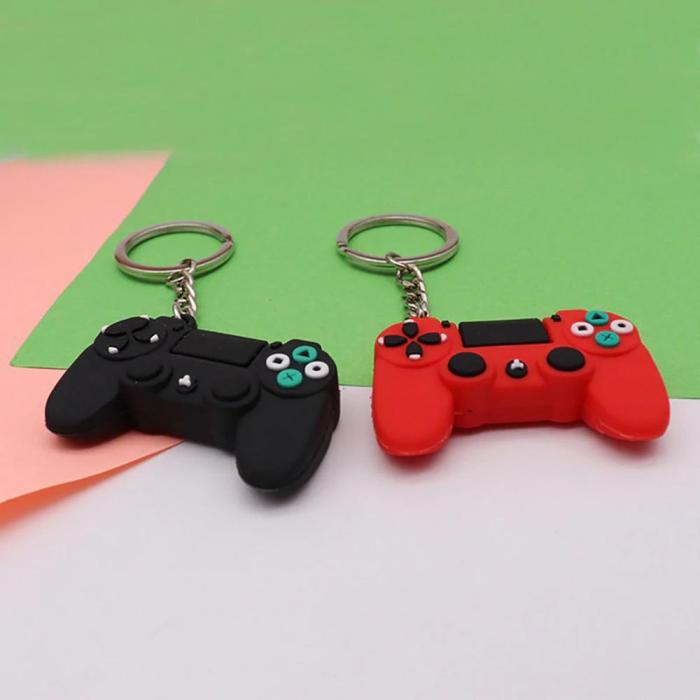 Miniature Video Game Controller Hanging Keychain