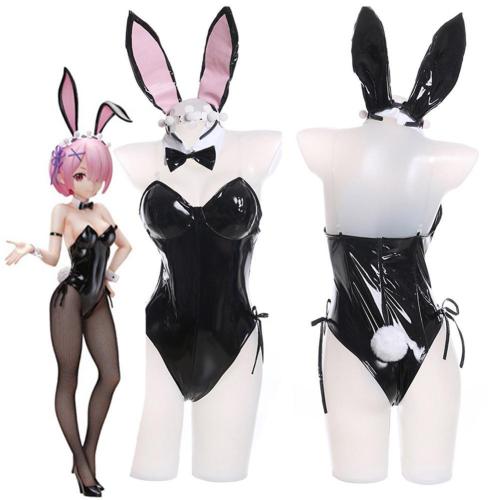 Re:Life In A Different World From Zero Rem Ram Bunny Girl Halloween Carnival Suit Cosplay Costume