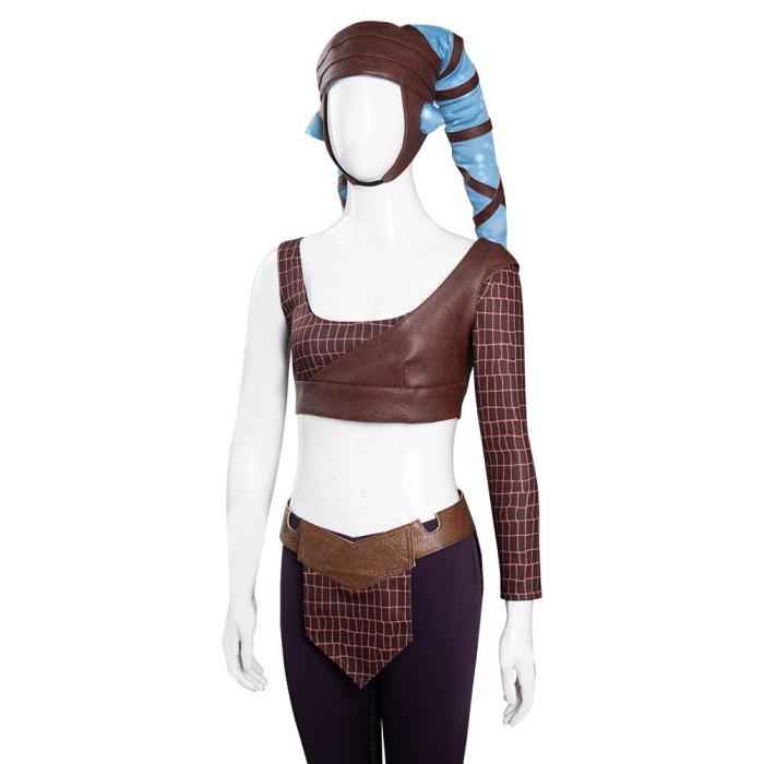 Star Wars Aayla Secura Halloween Carnival Suit Cosplay Costume